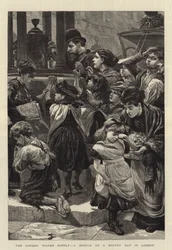 The London Water Supply, a Sketch on a Sultry Day in London